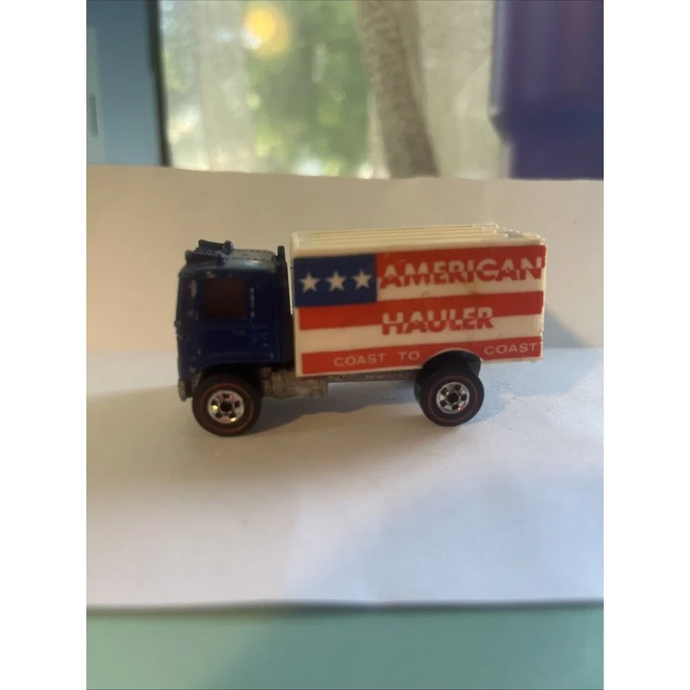 HOT WHEELS REDLINE AMERICAN HAULER VINTAGE 1973 HONG KONG BOX TRUCK